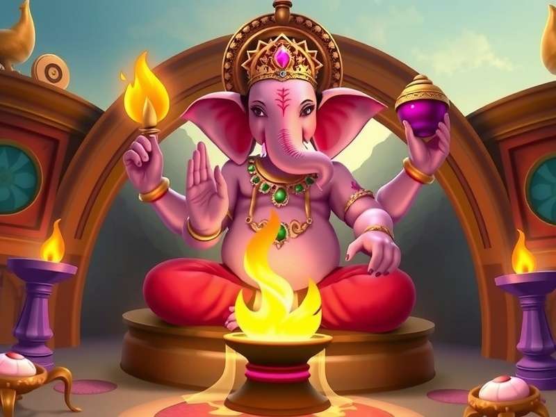Enchanted Ganesha Ritual Official Artwork Enchanted Ganesha Ritual Game Hero Image